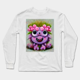 Cute flower monster Long Sleeve T-Shirt